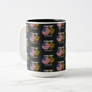 Portugiesischer Trump-Unterstützer Zweifarbige Tasse