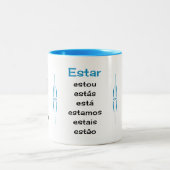 Portugiesischer Verbandlehrer oder Schüler Zweifarbige Tasse (Mittel)