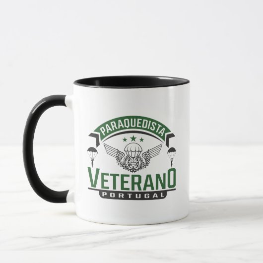 Portugiesischer Veteran Paratrooper Tasse (Links)