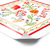 Portugiesischer Volksmann liebt Taschentücher Fotodruck (Ecke)