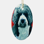 Portugiesischer Wasser-Hund Keramik Ornament (Rechts)