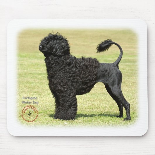 Portugiesischer Wasser-Hund Mousepad (Vorne)