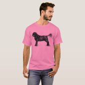 Portugiesischer Wasser-Hund T-Shirt (Vorne ganz)