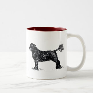 Portugiesischer Wasser-Hund Zweifarbige Tasse