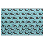 Portugiesischer Wasser-Hundetauchlöwe Stoff (Fat Quarter (45,7 x 55,9 cm))