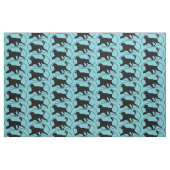 Portugiesischer Wasser-HundGaiting Löwe Stoff (Fat Quarter (45,7 x 55,9 cm))