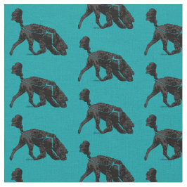Portugiesischer Wasserdog - Track / Scent Turquois Stoff