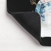 Portugiesischer Wasserdog Weihnachtsschneemann X Mousepad (Ecke)