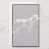 Portugiesischer Wasserhund Briefpapier (Vorne/Hinten)