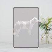 Portugiesischer Wasserhund Briefpapier (Stehend Vorderseite)