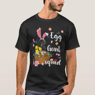 Portugiesischer Wasserhund glücklich Ostertag farb T-Shirt