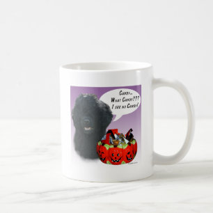 Portugiesischer Wasserhund Halloween Candy Kaffeetasse