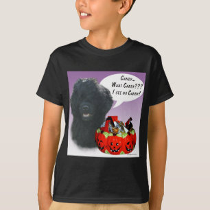 Portugiesischer Wasserhund Halloween Candy T-Shirt