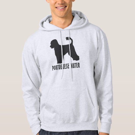 Portugiesischer Wasserhund Hoodie (Vorderseite)