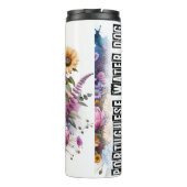 Portugiesischer Wasserhund ist schüchtern Thermosbecher (Rückseite)