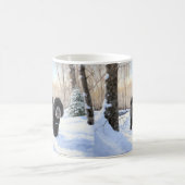 Portugiesischer Wasserhund lässt es zu Weihnachten Kaffeetasse (Mittel)