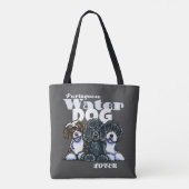 Portugiesischer Wasserhund Lover Tote Bag Tasche (Rückseite)