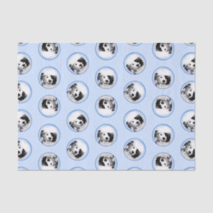 Portugiesischer Wasserhund Malerei PWD Original Hu Seidenpapier