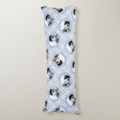 Portugiesischer Wasserhund Malerei PWD Original Hu Seitenschläferkissen (Vorderseite Vertikal)