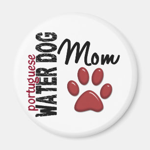 Portugiesischer Wasserhund Mama 2 Magnet