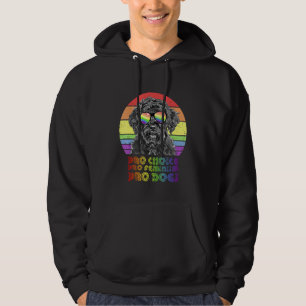 Portugiesischer Wasserhund Pro Wahl Pro Feminismus Hoodie