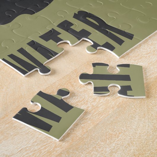 Portugiesischer Wasserhund Puzzle (Seite)