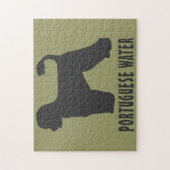 Portugiesischer Wasserhund Puzzle (Vertikal)