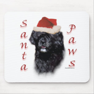 Portugiesischer Wasserhund Santa Paws Mousepad