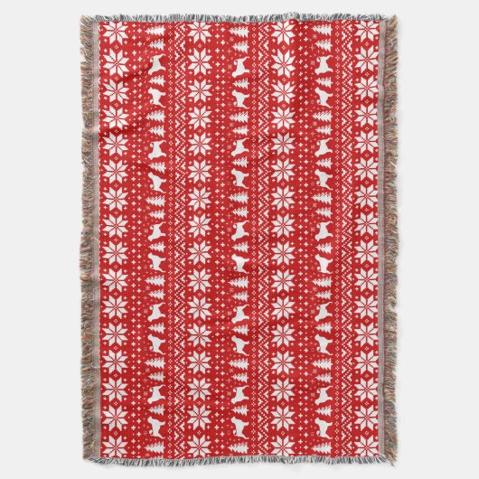 Portugiesischer Wasserhund | Silhouetten Niedlich Decke (Vorderseite Vertikal)