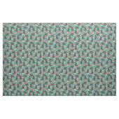 Portugiesischer Wasserhund türkis Stoff (Fat Quarter (45,7 x 55,9 cm))