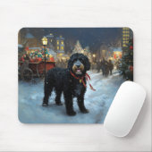 Portugiesischer Wasserhund Weihnachten Weihnachtsz Mousepad (Mit Mouse)
