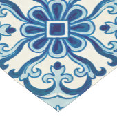 Portugiesisches Azulejos-Muster Kurzer Tischläufer (Ecke)