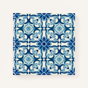 Portugiesisches Azulejos-Muster   Notizblock
