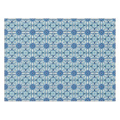 Portugiesisches Azulejos-Muster Tischdecke (Vorderseite (Horizontal))