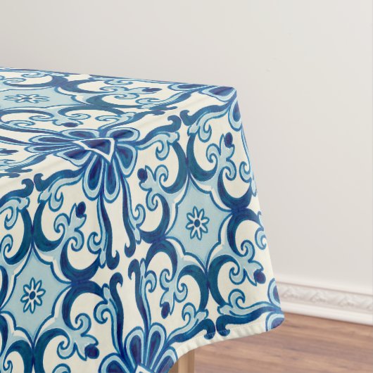 Portugiesisches Azulejos-Muster Tischdecke (Beispiel)