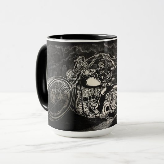 Portugiesisches Biker Tasse (Vorderseite Links)