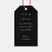 Portugiesisches blühendes Herz Geschenkanhänger (Rückseite)