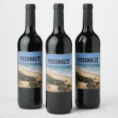 Portugiesisches Coastline Custom Wine Label Weinetikett (Flaschen)