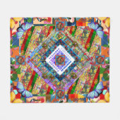 Portugiesisches Design Fleece Blanket (Vorderseite (Horizontal))