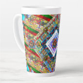 Portugiesisches Design Fleece Blanket Milchtasse (Linke Ecke)