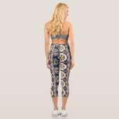 Portugiesisches Design High Waisted Capris (Rückseite)