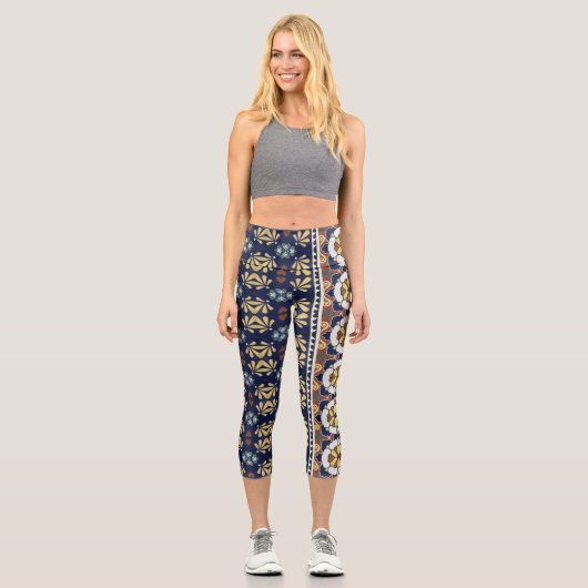 Portugiesisches Design High Waisted Capris (Vorderseite)