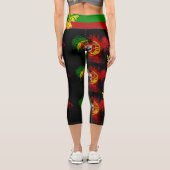 Portugiesisches Design High Waisted Capris (Rückseite)