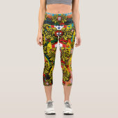 Portugiesisches Design High Waisted Capris (Vorderseite)