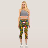Portugiesisches Design High Waisted Capris (Vorderseite)