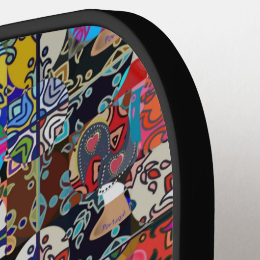 Portugiesisches Design Pickleball Paddle (Linke Seite)