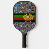 Portugiesisches Design Pickleball Paddle (Rückseite)
