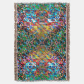 Portugiesisches Design Throw Blanket Decke (Vorderseite Vertikal)