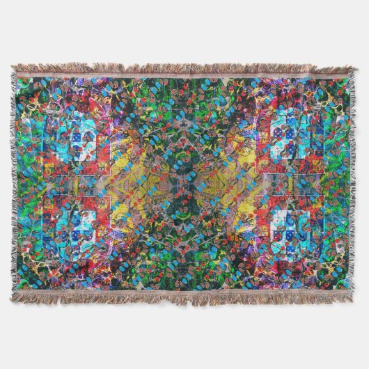 Portugiesisches Design Throw Blanket Decke (Vorderseite)
