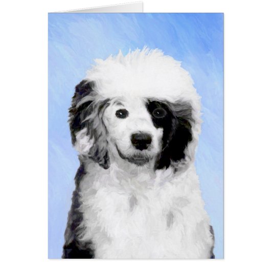 Portugiesisches Dog-Gemälde - Originelle Hundekuns (Vorne)